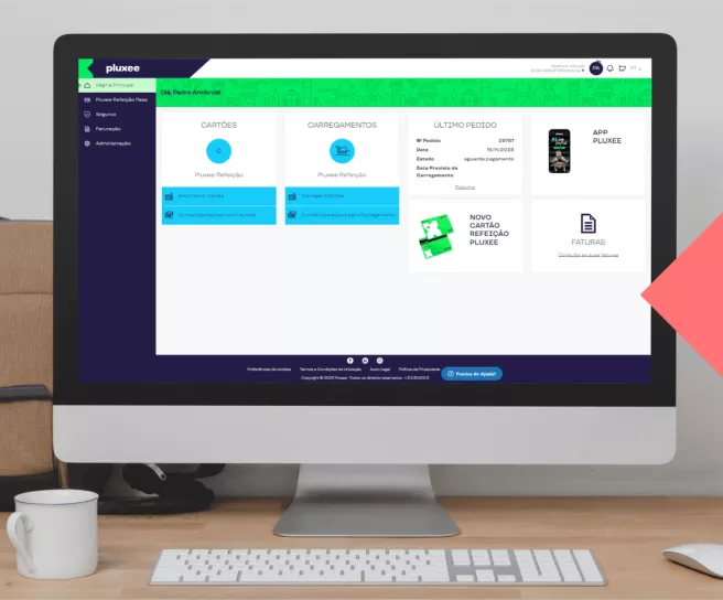 Com o Portal Cliente Pluxee, a gestão é muito fácil